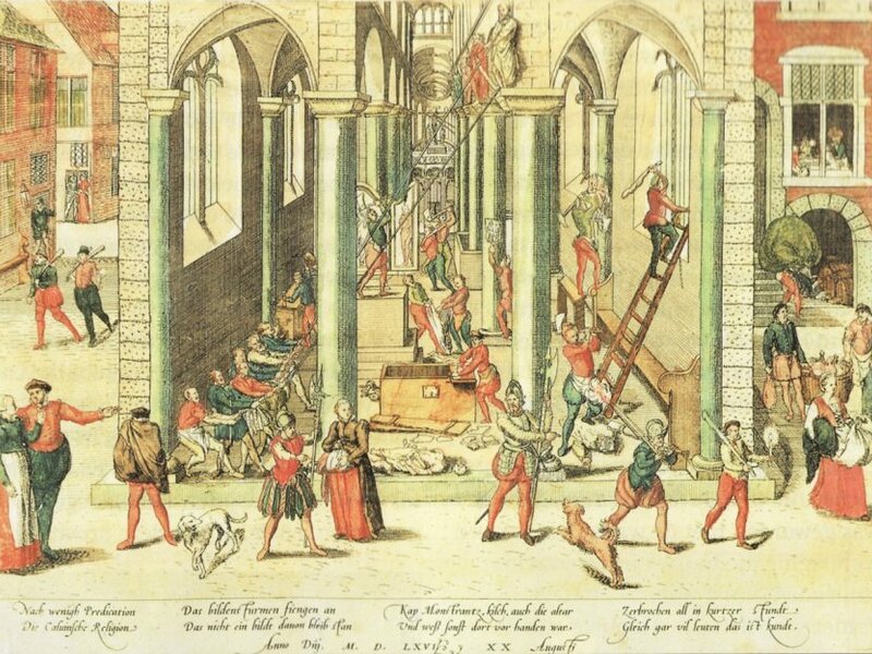Dag 5-23 augustus 1566. Beeldenstorm in Corsendonk.